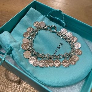 Tiffany and co multi mini charm bracelet. NEW!